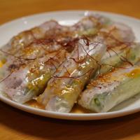 ユウキ食品様ライスペーパーで！豚しゃぶ生春巻き